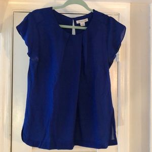 Liz Claiborne, Size Large, Royal Blue Blouse